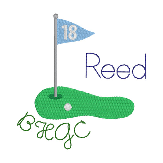 18th Green Embroidery - Boy