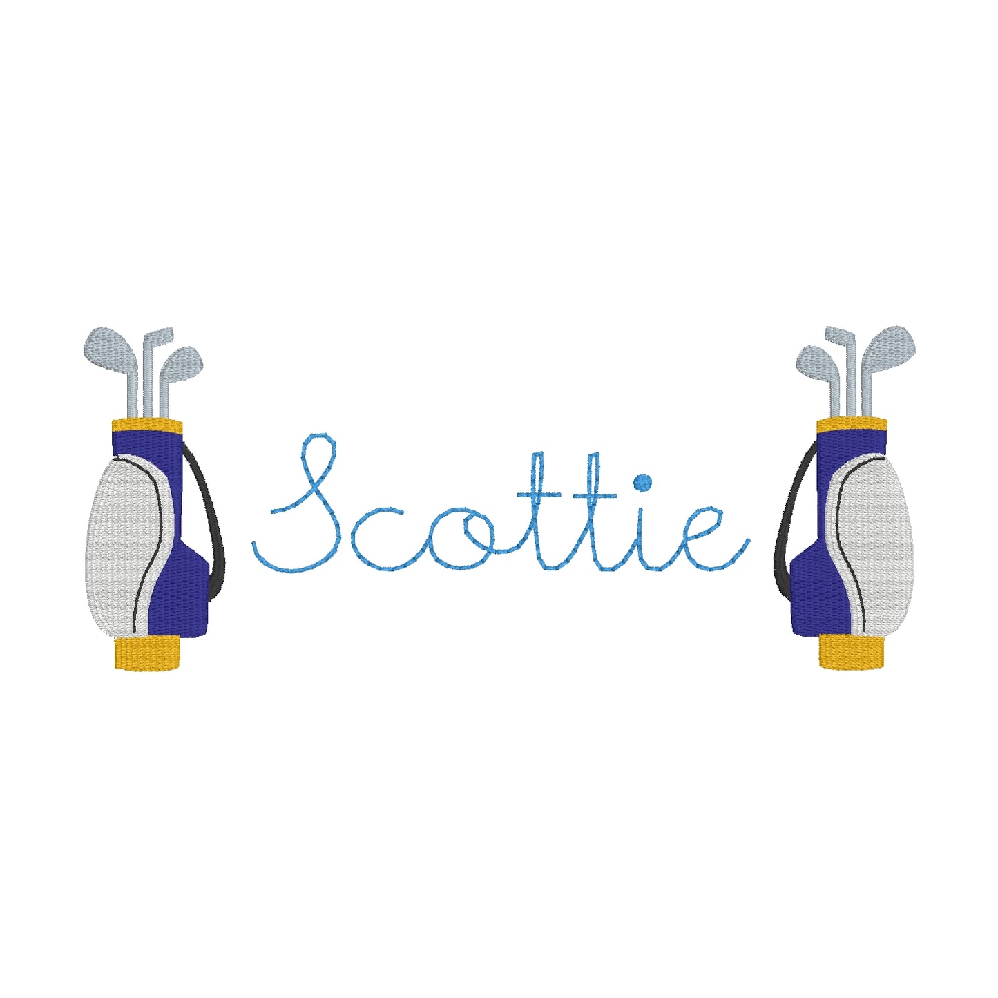 Brook Hollow Golf Bags with Script Name