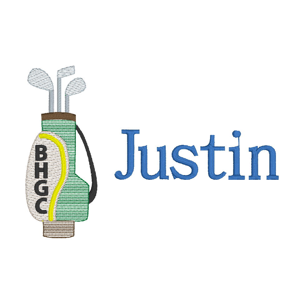 Brook Hollow Golf Bag Bib
