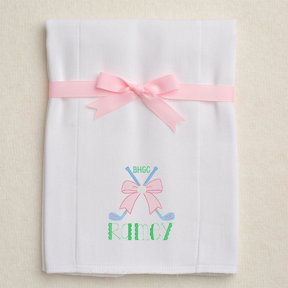 Crossed Clubs with Bow