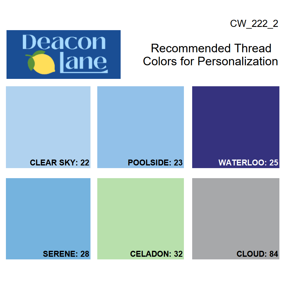 Fluffy Sheep Applique Picot Bib - Blue