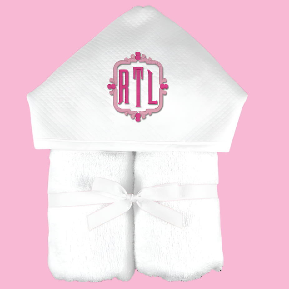 Monogram Embroidered Baby Items - Style 8