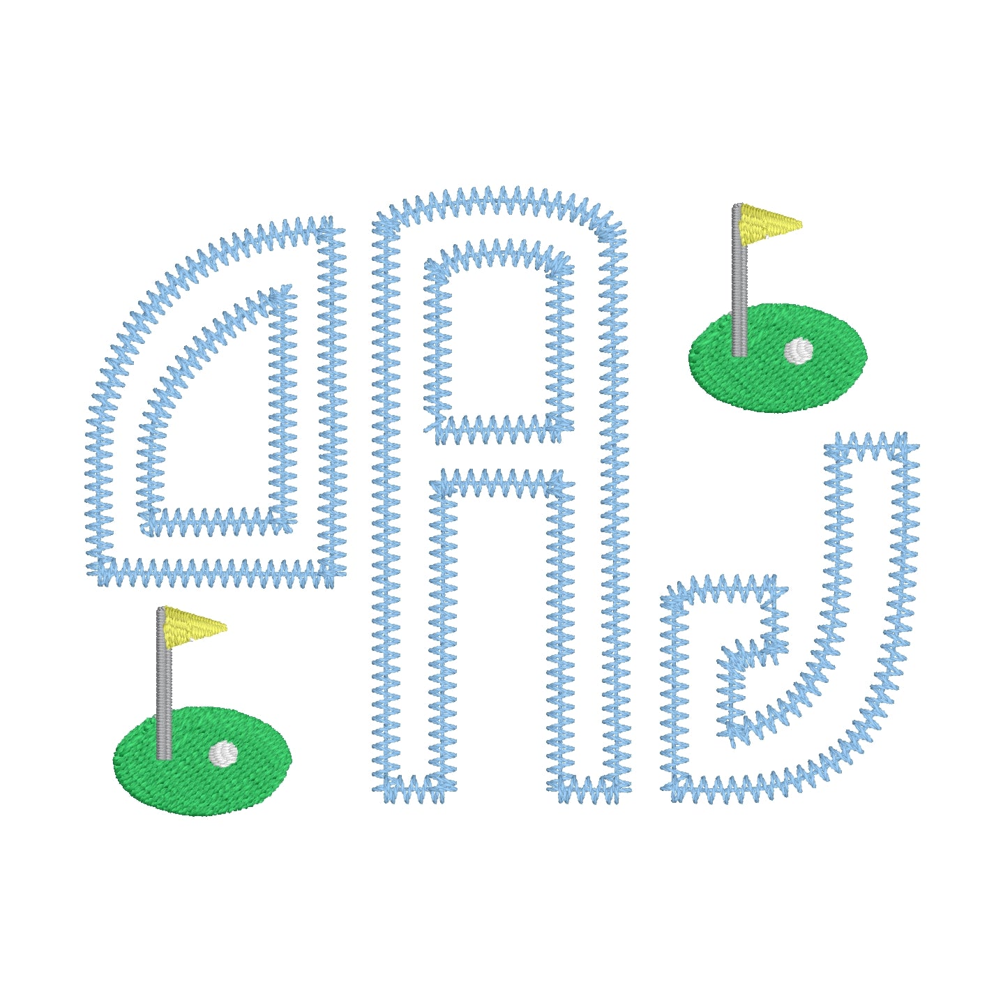 Boys Applique Monogram with Minis