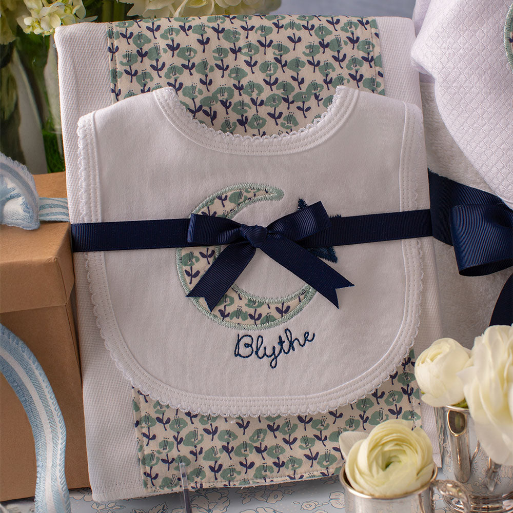 Bib + Fabric Burp Set