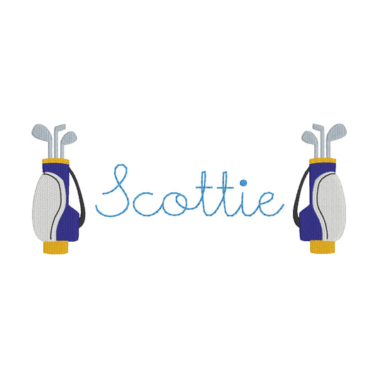 Brook Hollow Golf Bags with Script Name