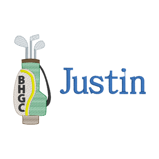 Brook Hollow Golf Bag Burp Pad