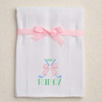 Crossed Clubs with Bow