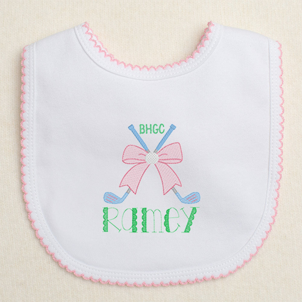 Crossed Clubs with Bow