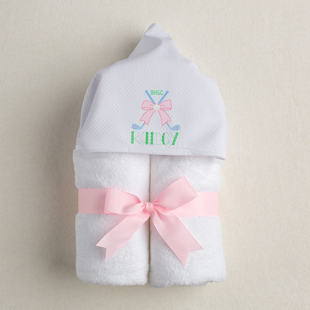 Crossed Clubs with Bow