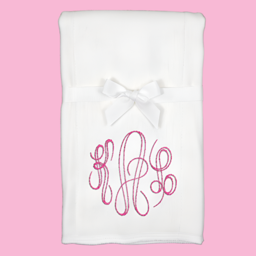 Monogram Embroidered Baby Items - Style 10