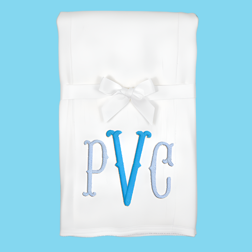 Monogram Embroidered Baby Items - Style 11
