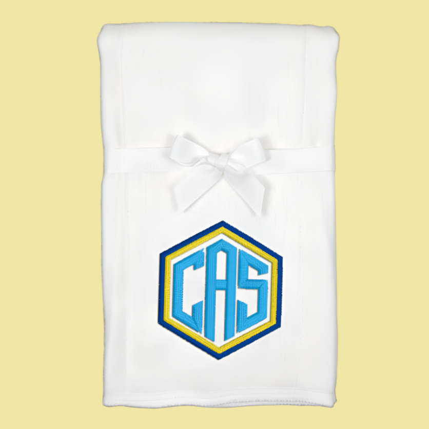 Monogram Embroidered Baby Items - Style  2