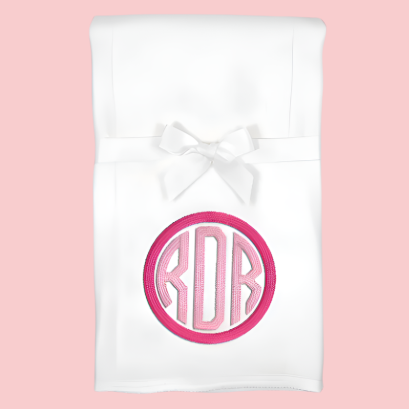 Monogram Embroidered Baby Items - Style  3