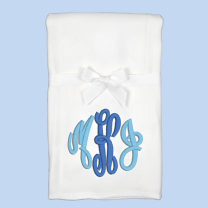 Monogram Embroidered Baby Items - Style  7