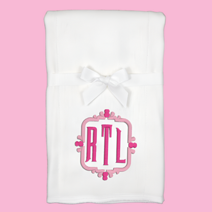 Monogram Embroidered Baby Items - Style  8