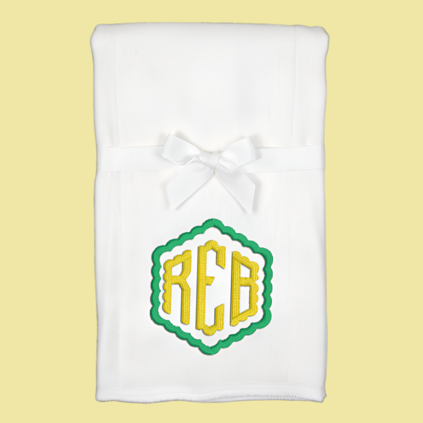Monogram Embroidered Baby Items - Style  9
