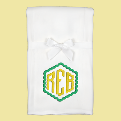 Monogram Embroidered Baby Items - Style  9