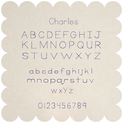 Charming Bundle -  Fluffy Blue Applique Sheep