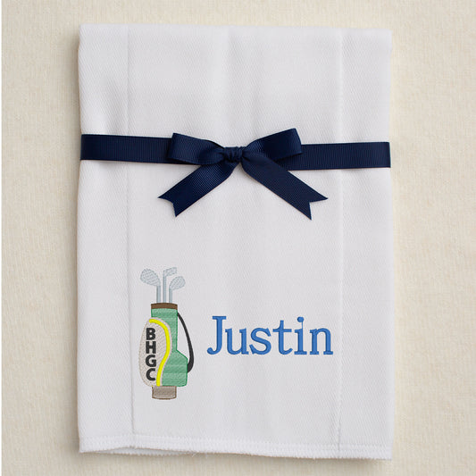 Brook Hollow Golf Bag Burp Pad