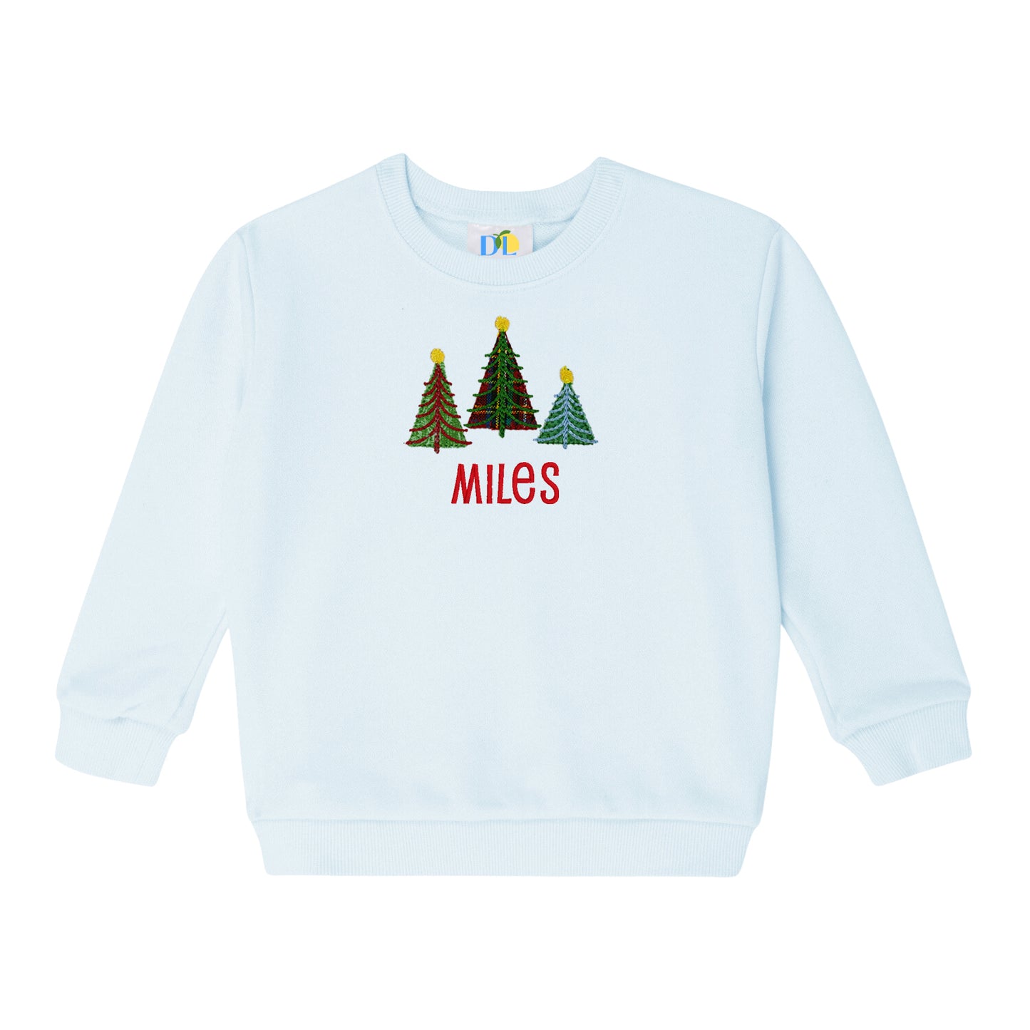 Boy Christmas Trees Sweatshirt