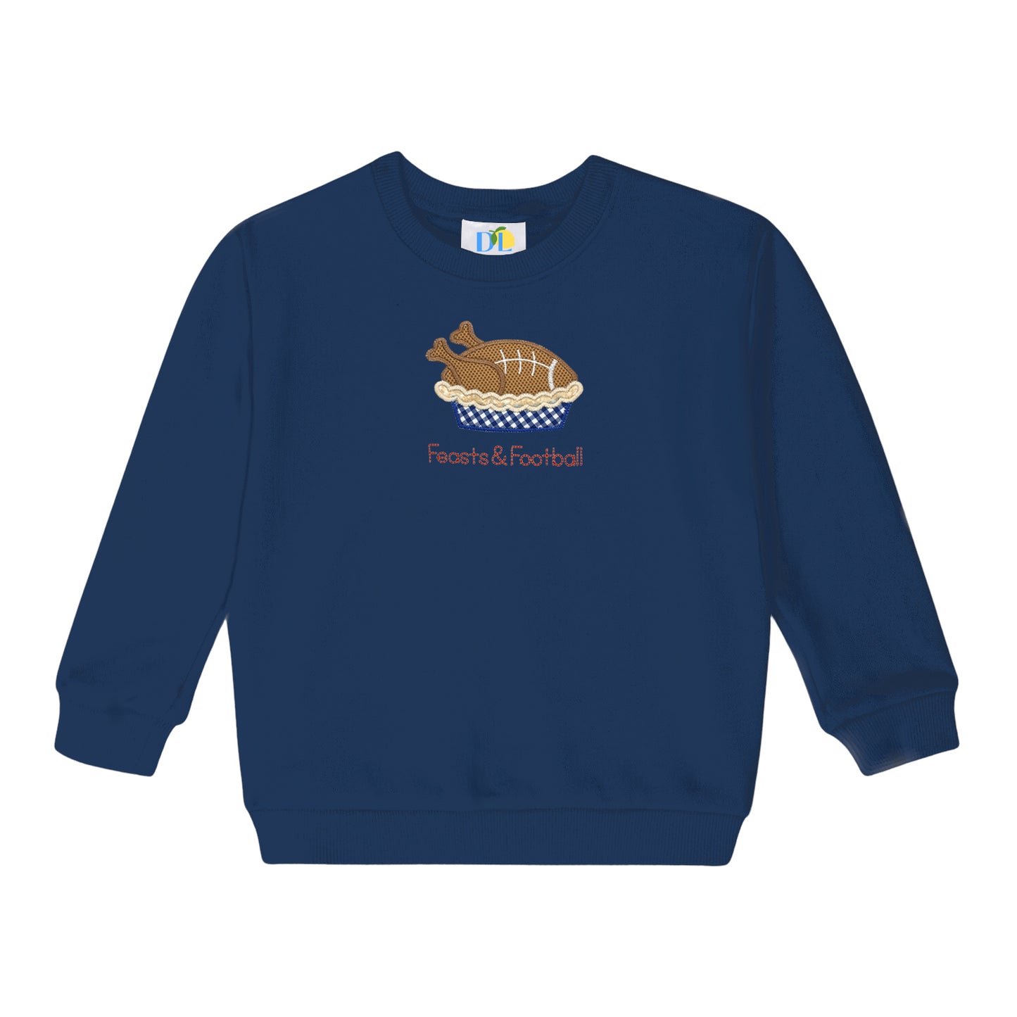 Boy Feasts and Football Sweatshirt