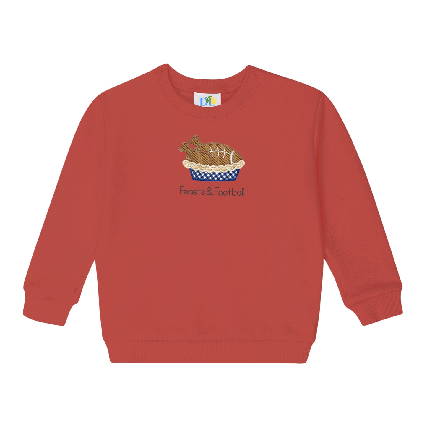 Boy Feasts and Football Sweatshirt