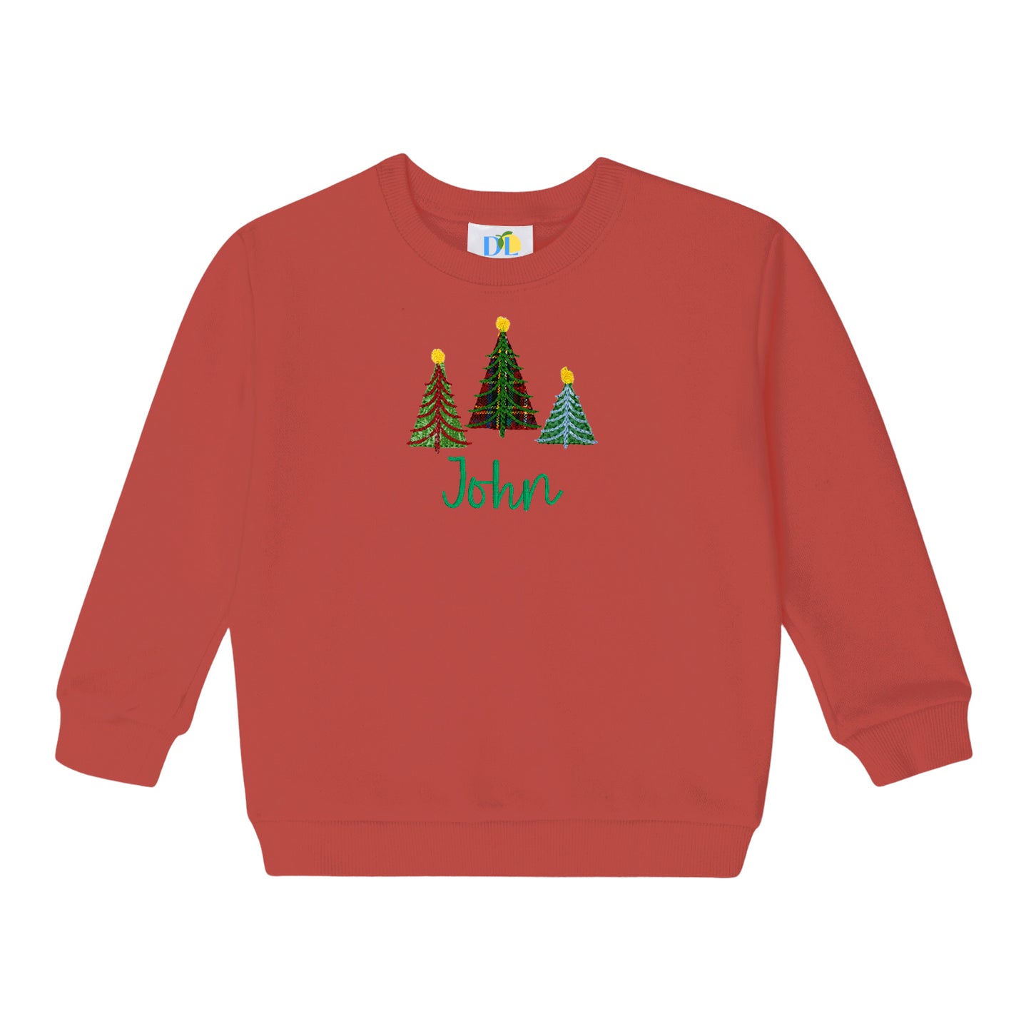 Boy Christmas Trees Sweatshirt