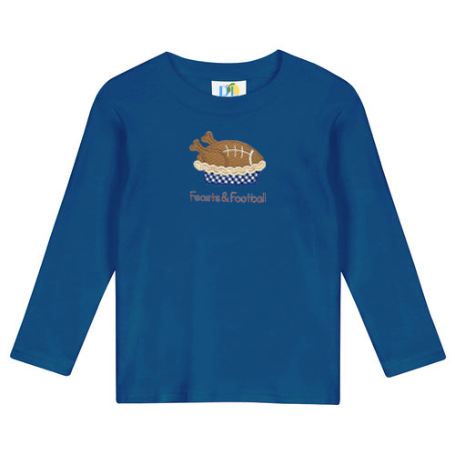 Boy Feasts and Football L/S Tee Shirt