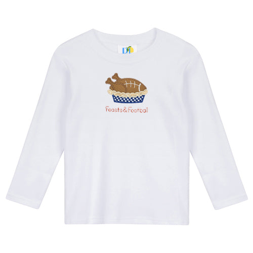 Boy Feasts and Football L/S Tee Shirt