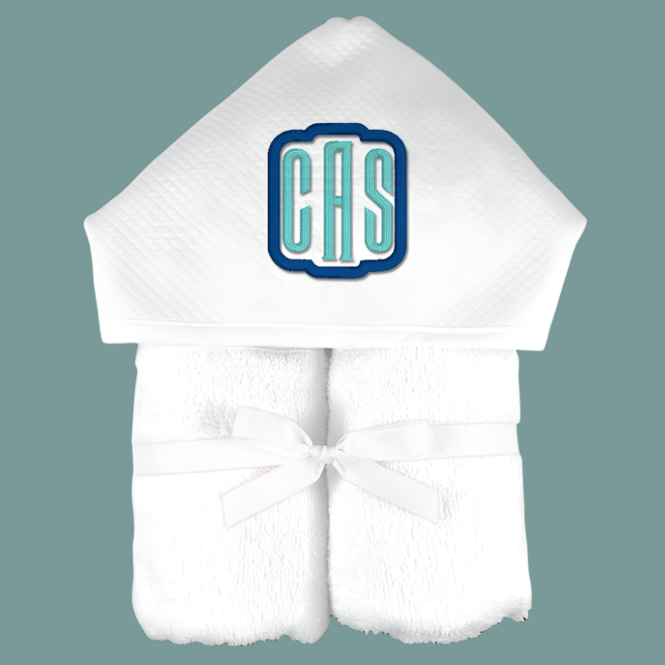 Monogram Embroidered Baby Items - Style  1