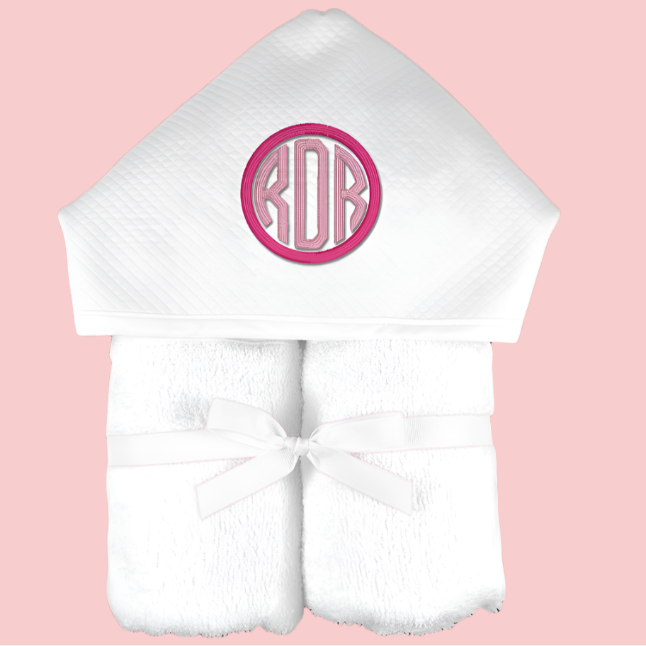 Monogram Embroidered Baby Items - Style  3