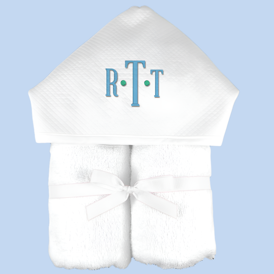 Monogram Embroidered Baby Items - Style  5