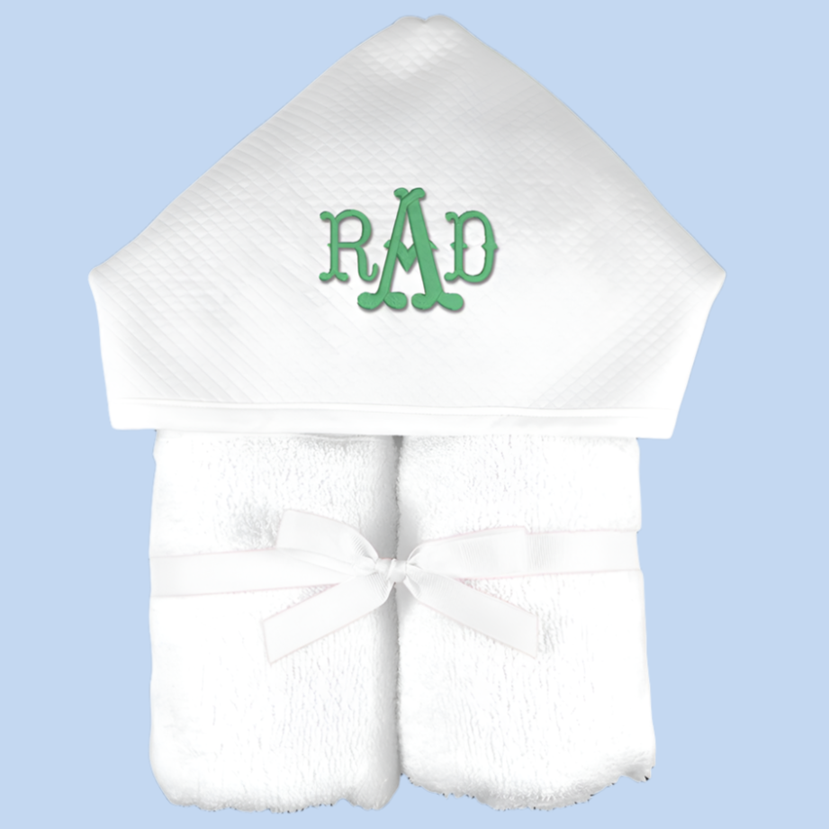 Monogram Embroidered Baby Items - Style  6