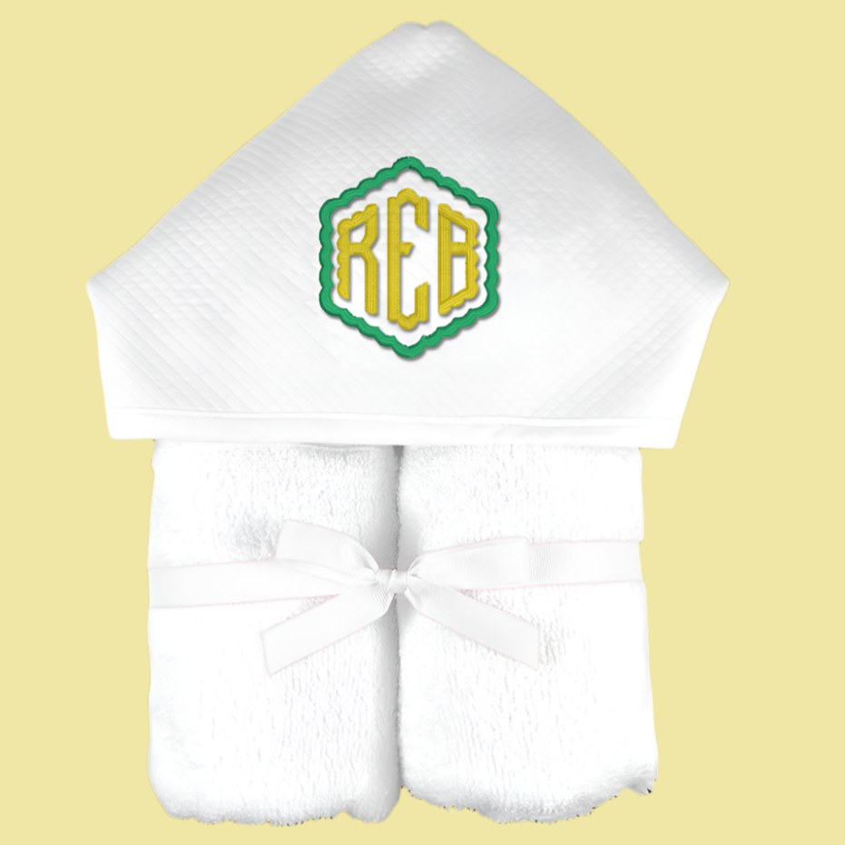 Monogram Embroidered Baby Items - Style  9