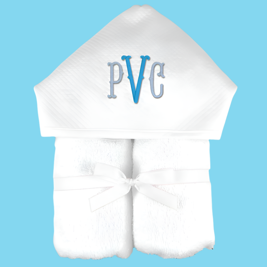 Monogram Embroidered Baby Items - Style 11