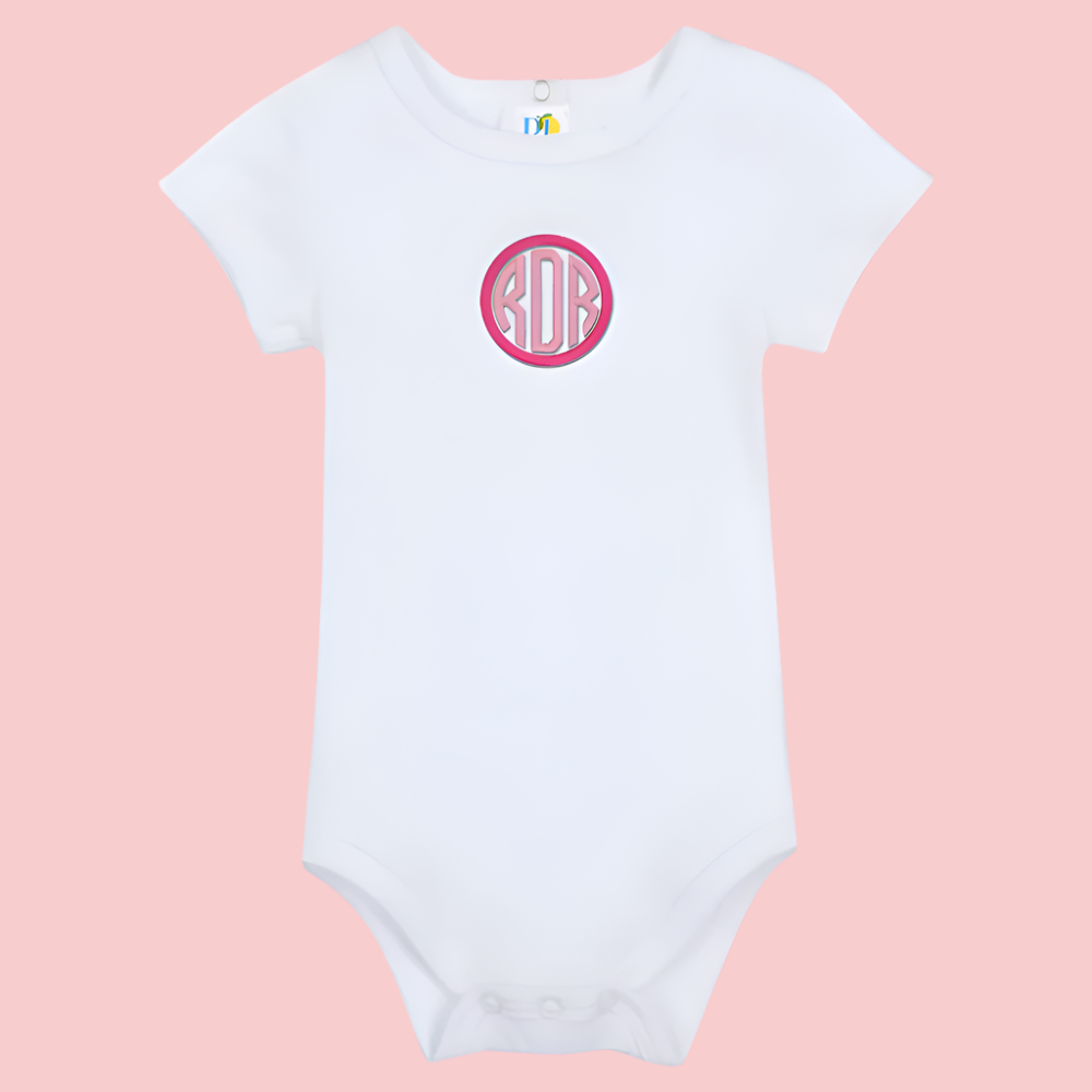 Monogram Embroidered Baby Items - Style  3