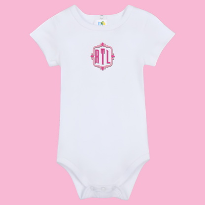 Monogram Embroidered Baby Items - Style  8