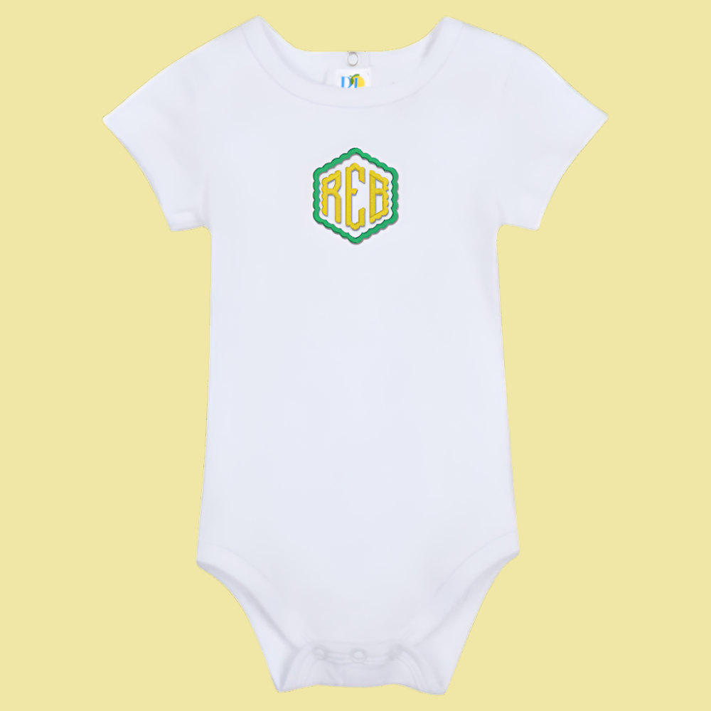 Monogram Embroidered Baby Items - Style  9