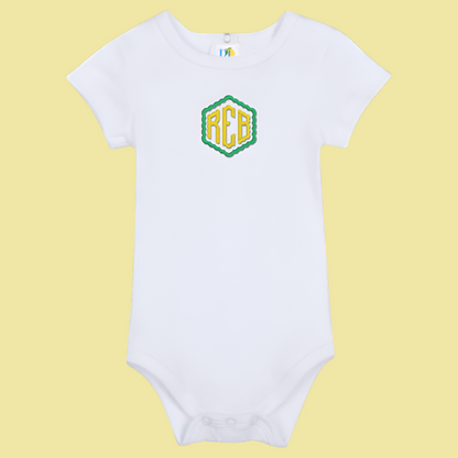 Monogram Embroidered Baby Items - Style  9
