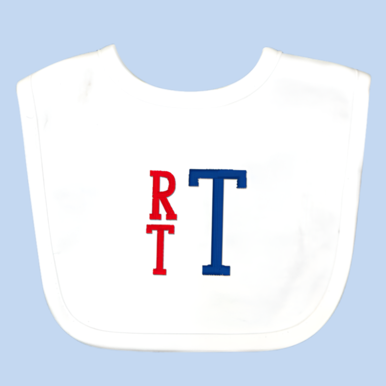 Monogram Embroidered Baby Items - Style  4