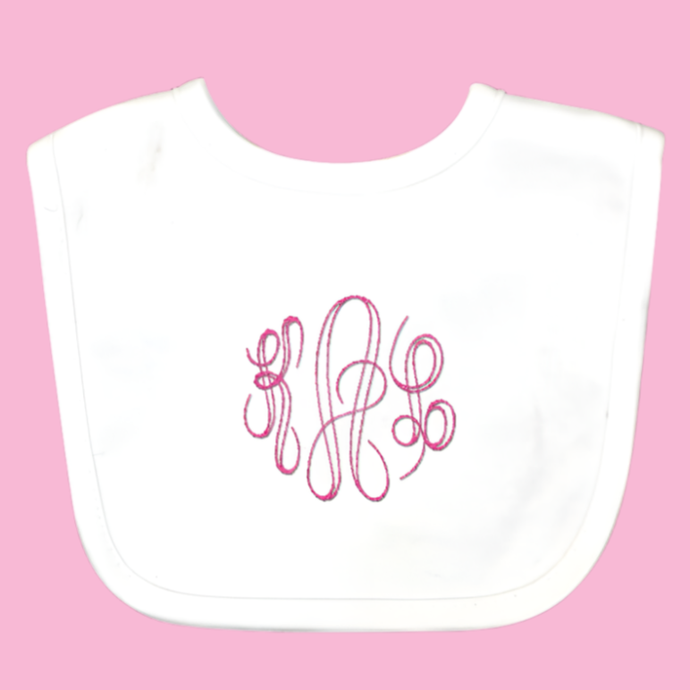 Monogram Embroidered Baby Items - Style 10