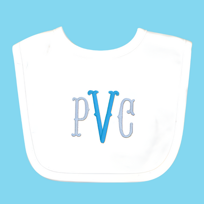 Monogram Embroidered Baby Items - Style 11