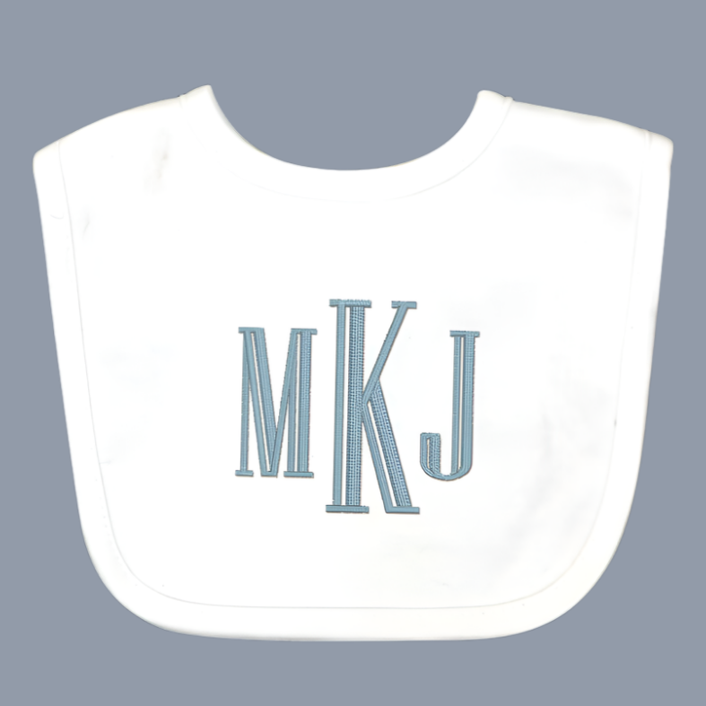 Monogram Embroidered Baby Items - Style 12