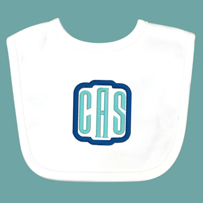 Monogram Embroidered Baby Items - Style  1