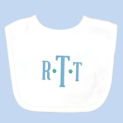 Monogram Embroidered Baby Items - Style  5