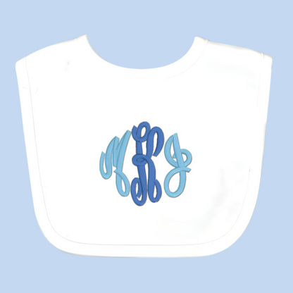 Monogram Embroidered Baby Items - Style  7