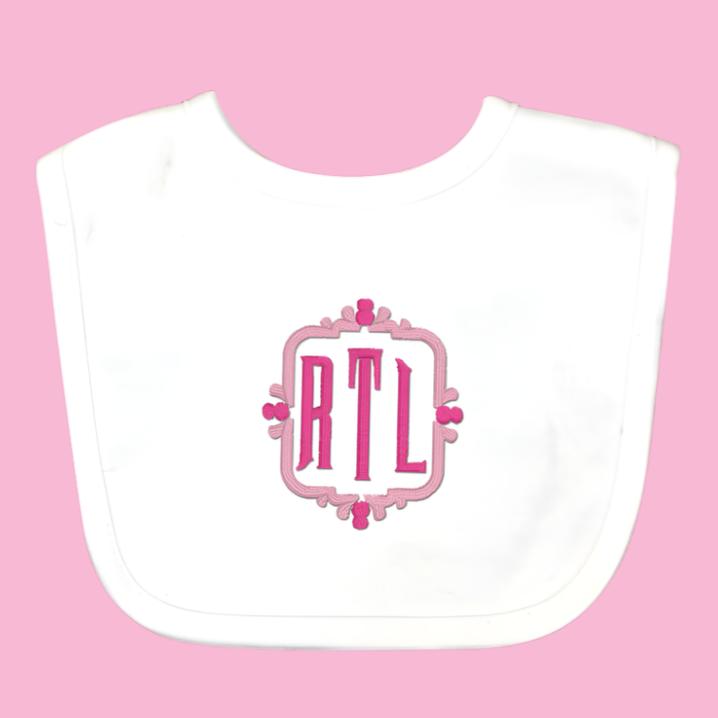 Monogram Embroidered Baby Items - Style  8
