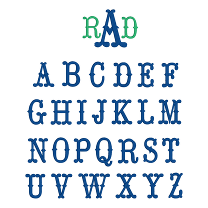 Monogram Embroidered Baby Items - Style  6