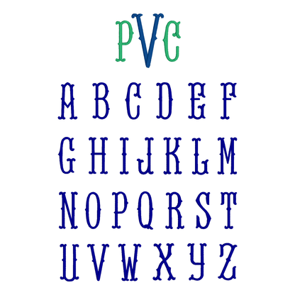 Monogram Embroidered Baby Items - Style 11