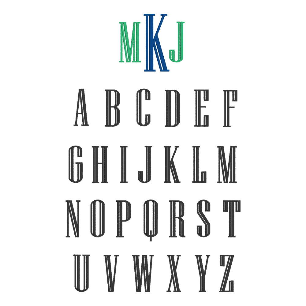 Monogram Embroidered Baby Items - Style 12